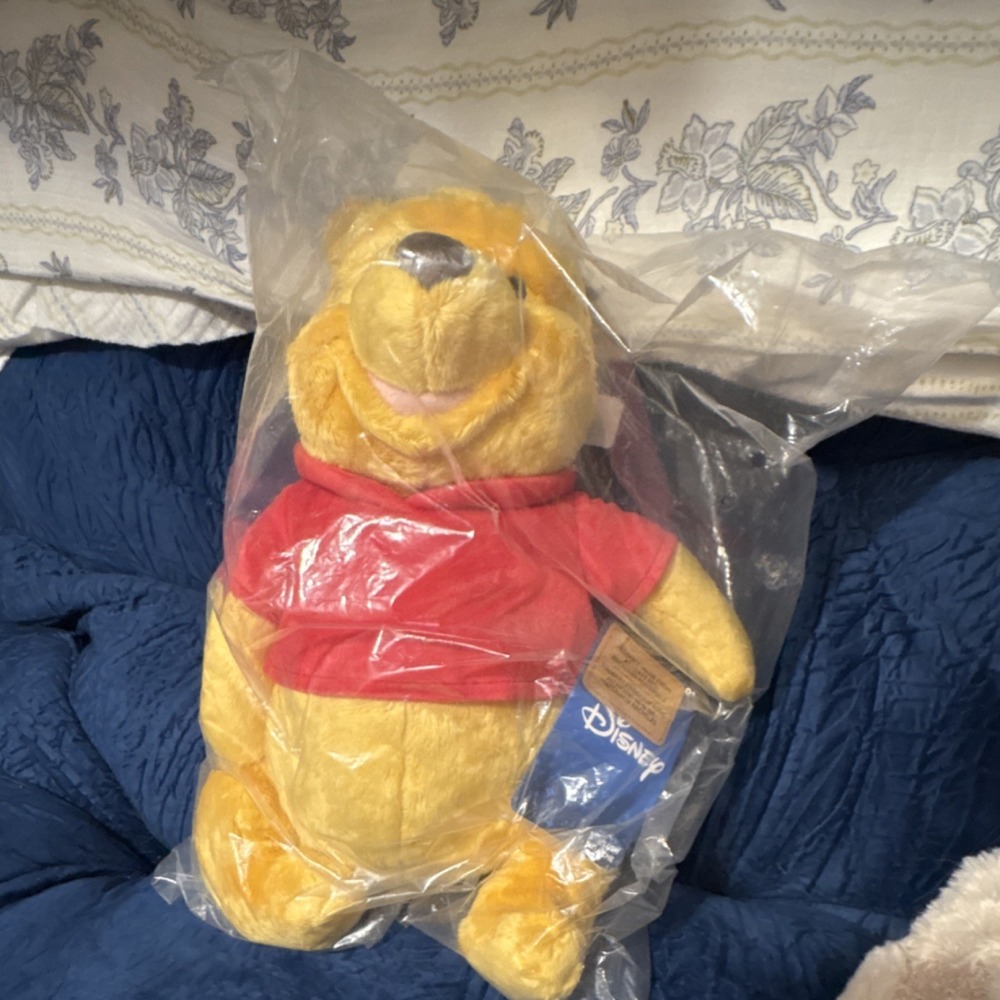 Disney Winnie the Pooh Plush Toy Red Shirt Collectible Disney Franchise 2022